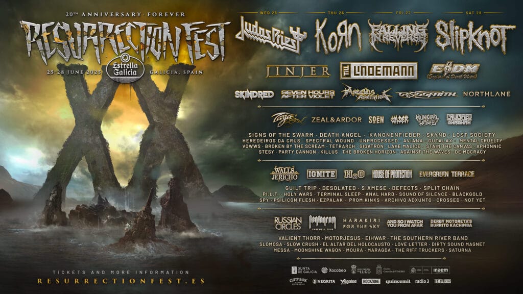 EL CARTEL (HASTA AHORA) DEL RESURRECTION FEST 2025 TE DEJARÁ SIN PALABRAS: ¡SORTEAN CINCO ENTRADAS! EL CARTEL (HASTA AHORA) DEL RESURRECTION FEST 2025 TE DEJARÁ SIN PALABRAS: ¡SORTEAN CINCO ENTRADAS!